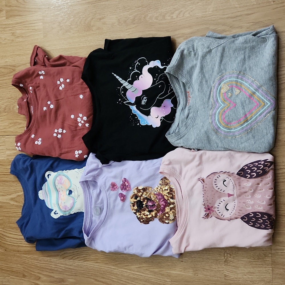 Long sleeve size 6 tshirts